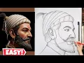 Chhatrapati Shivaji Maharaj Drawing Shivaji drawing