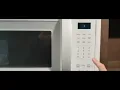 How To Set The Time Clock On A Whirlpool WMH31017HW Over The Range Microwave Oven