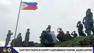 CSAFP visits troops in country s northernmost frontier assures support