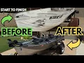 Jon Boat Restore Modifications DIY Jon Boat Extreme Makeover Jon Boat to Bass Boat Full Build