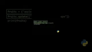 Python Set Update Method Using a List One-Line Trick Every Coder Must KnowWant to add multiple