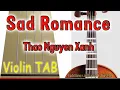 Download Lagu Sad Romance - Thao Nguyen Xanh - Violin - Play Along Tab Tutorial