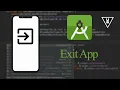 Exit button with android studio