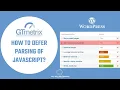 How to defer parsing of JavaScript for better GTmetrix Score using simple codes no plugins Free