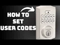 How to Set User Codes on Weiser SmartCode Traditional Keypad Deadbolt