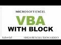Excel VBA - With Block With Statement