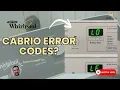 Whirlpool Cabrio Washer Error Codes LD F5E2 SD Fixed 85 Success Rate