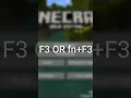 how To show coordinates in Minecraft java and bedrock laptop and pc