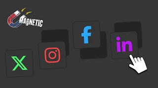 CREATE Magnetic Effects with HTML CSS And Javascript MAGIC
