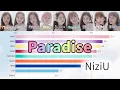 Download Lagu [NiziU] Paradise | Bar chart race [Line Distribution]