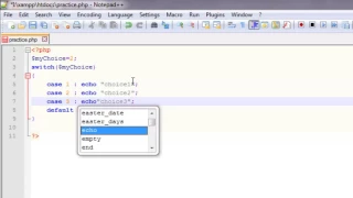 PHP - The Switch Case