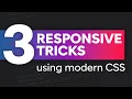 3 modern CSS techniques for responsive design