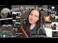 free websites and apps for writers for plotting world building characters and more