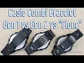 Casio G-Shock Combi Bracelet comparison Gen 1 vs Gen 2 vs Clone
