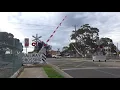 Maidstone St Level Crossing Altona With Mechanical Bells Before After Upgrade