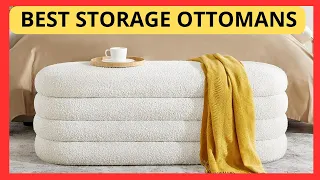 The 5 Best AFFORDABLE Storage OTTOMANS Benches on Amazon 2025