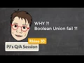 Why boolean union fail even all parts are solid polysurface Session 2019