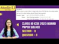 CLASS 10 ICSE BOARD JAVA 2023 QUESTION-8