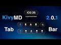iOS Liquid Glass Tab Bar