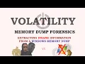 Extracting Information from RAM Memory Dump analysis with VOLATILITY Digital Forensics - THM