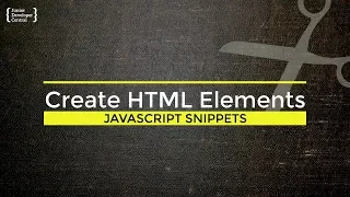 JavaScript Create HTML Element How to dynamically add tags to your pages