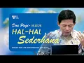 Lagu HAL-HAL SEDERHANA | Pdt. Maikel Maramis, S.Pd, M.Th | DP - 16 Januari 2026 | 05:00 WITA