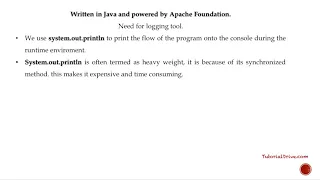 Apache Log4J Logging Framework Tutorial for Beginners - learn Apache Log4j