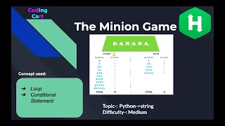 The Minion Game HackerRank Python string substring Interview