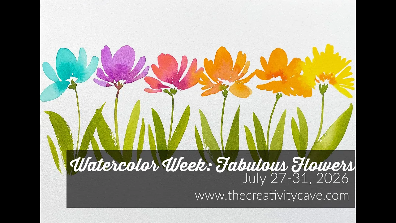 Learn how to watercolor flowers with me during Watercolor Week!🌺