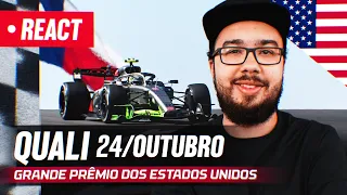 FÓRMULA 1 AO VIVO - CLASSIFICAÇÃO GP DOS EUA COM LIVE TIMING