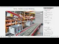 Automated sorting system simulation model using AnyLogic
