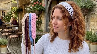 Easy & fast crochet headband/ Crochet headband/ craft and crochet 3526/ crochet for beginners