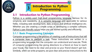 Python Programming Ch3 Lec 1 - Class 10 Computer Science