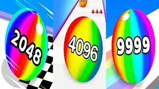 Ball Run 2048 VS Rolling Ball Numbers Game VS Numbers Ball Blend Challenge - All Levels Gameplay Ep1
