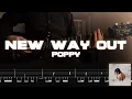 Download Lagu new way out - Poppy (ON-SCREEN TABS) (ONE-TAKE COVER)