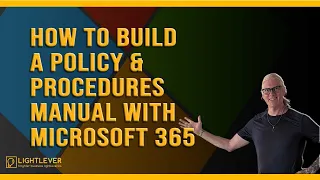 How To Build A Policy Procedures Manual With Microsoft 365 SharePoint Tutorial  How To Build A Policy Procedures Manual With Microsoft 365 SharePoint Tutorial