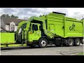1 HOUR of Non-Stop Garbage Truck Action Waste Management GFL KC Disposal