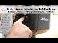 Genie Universal Series Keypad To Yellow Learn Button Liftmaster Programming Instructions