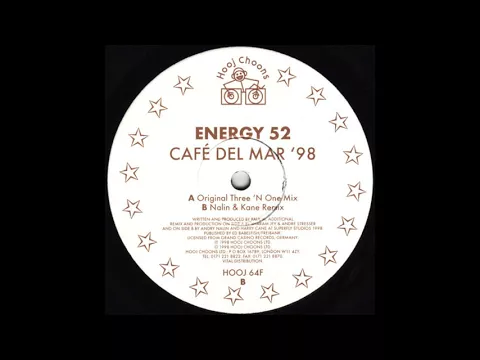 Download MP3 Energy 52 - Café Del Mar '98 (Original Three 'N One Mix) (1998)