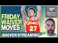Lagu Friday's Fantasy Basketball KEY Waiver Stream Moves