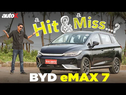 BYD eMax 7 Review | No Comparison to Toyota Innova? | All Electric MPV | 2024 India EV | autoX