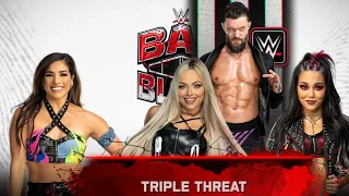 Liv Morgan vs Raquel Rodriguez vs Roxanne Perez, Special Guest Referee Finn Bálor - Bad Blood 2025