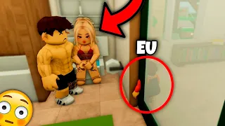 FINGIMOS ser BEBÊS para ESPIONAR um CASAL APAIXONADO e ISSO ACONTECEU no BROOKHAVEN 😱🔥