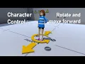 Unity C Character Control - Rotate and move forward