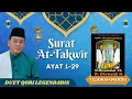 Lagu Tilawah Populer Duet Qori legendaris KH Muammar ZA \u0026 H. Chumaidi H. - Surat At-Takwir ayat 1-29