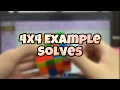 4X4 Example solves by a Sub 30 Solver