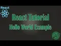 React JS Tutorial Hello World App