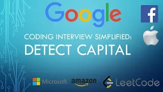 Coding Interview Tutorial 101 - Detect Capital LeetCode