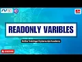 Understanding Readonly Variables in C