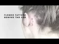 Pretty Floral Tattoos Behind The Ear